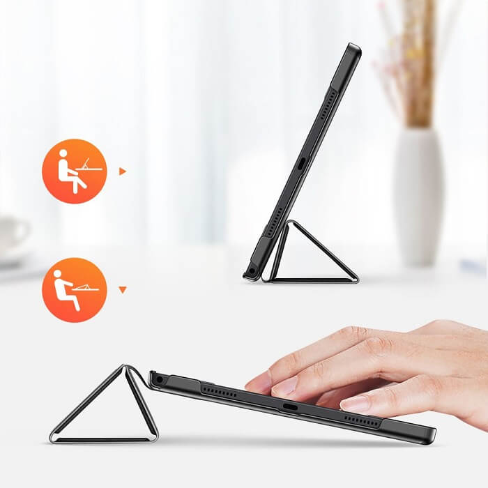 Калъф с Pen Поставка за Samsung Tab A7 10.4, Dux Ducis Domo Case, Син (3)