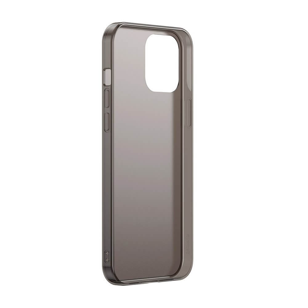 Тънък Матов Калъф за iPhone 12 Mini, Baseus Frosted Case, Прозрачен (3)