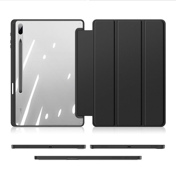 Калъф за Samsung S8 Plus/ S7 Plus/ S7 FE 12.4", Dux Ducis Toby Case, Черен (4)