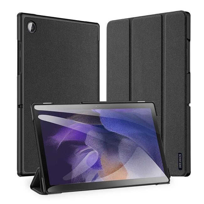 Калъф с Поставка за Samsung Tab A8 10.5, Dux Ducis Domo Case, Черен