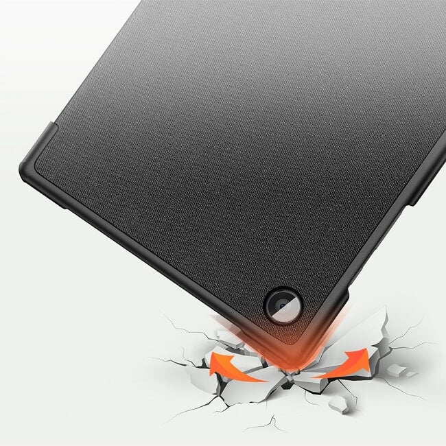 Калъф с Поставка за Samsung Tab A8 10.5, Dux Ducis Domo Case, Черен (6)