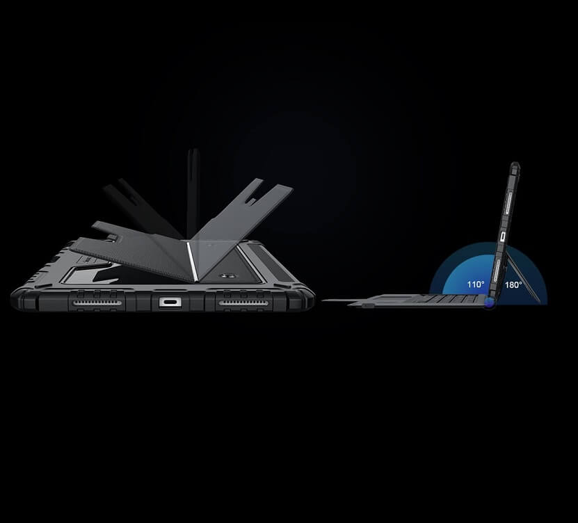 Калъф с Клавиатура за iPad Pro 11, Nillkin Keyboard Case, Черен (9)