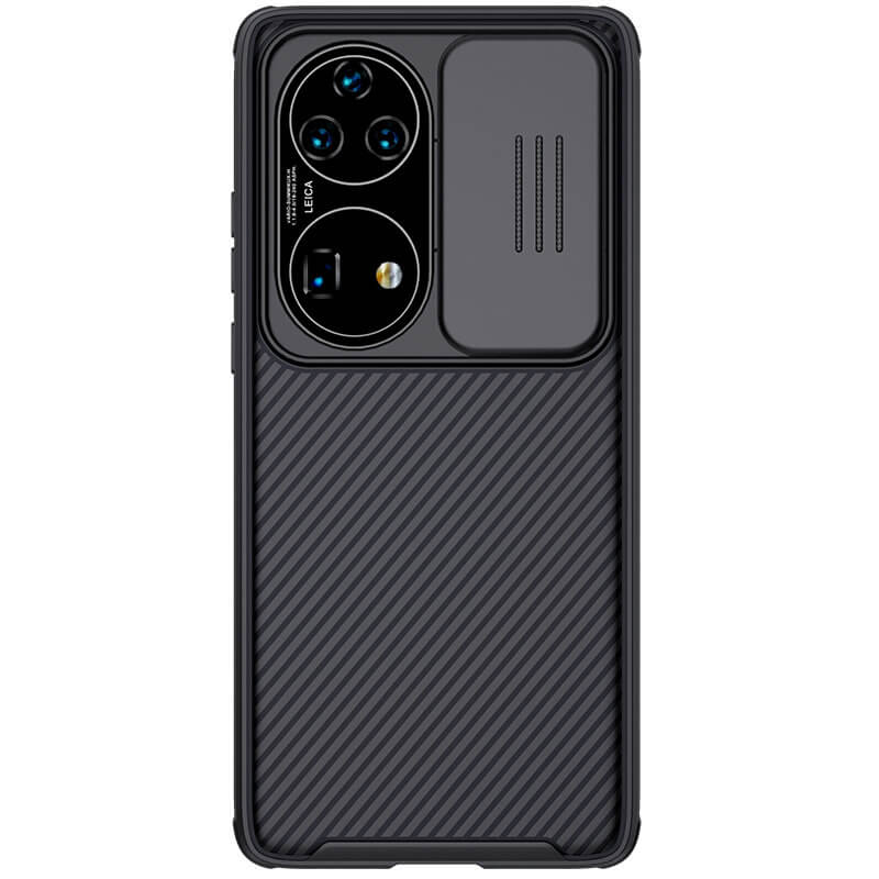 Калъф с Плъзгач за Камера за Huawei P50 Pro, Nillkin CamShield Case, Черен
