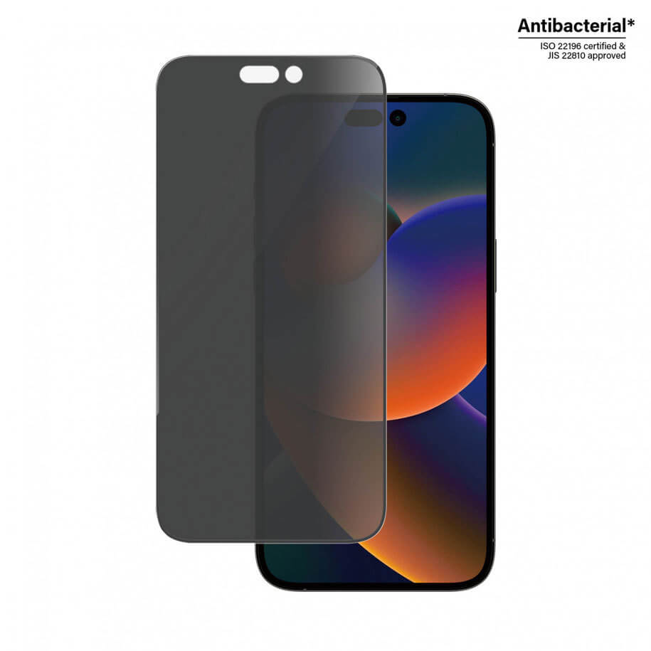 Privacy Протектор за iPhone 14 Pro, PanzerGlass Anti-Spy, Прозрачен (3)