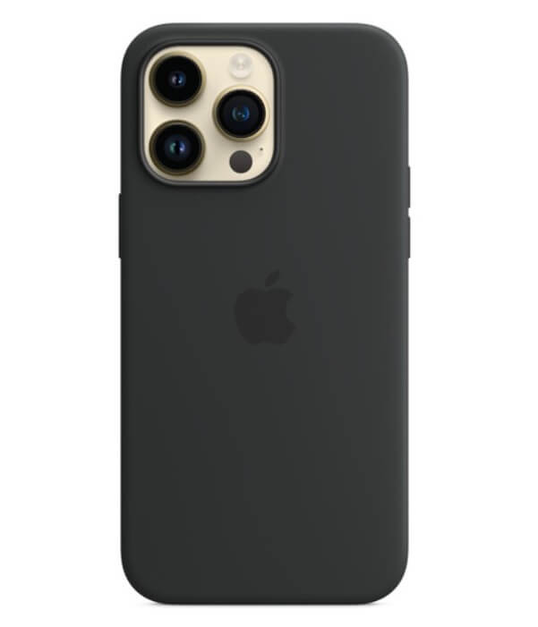 Оригинален Силиконов Калъф за iPhone 14 Pro Max, Silicone Magsafe Case MPTP3ZM/A, Черен (4)