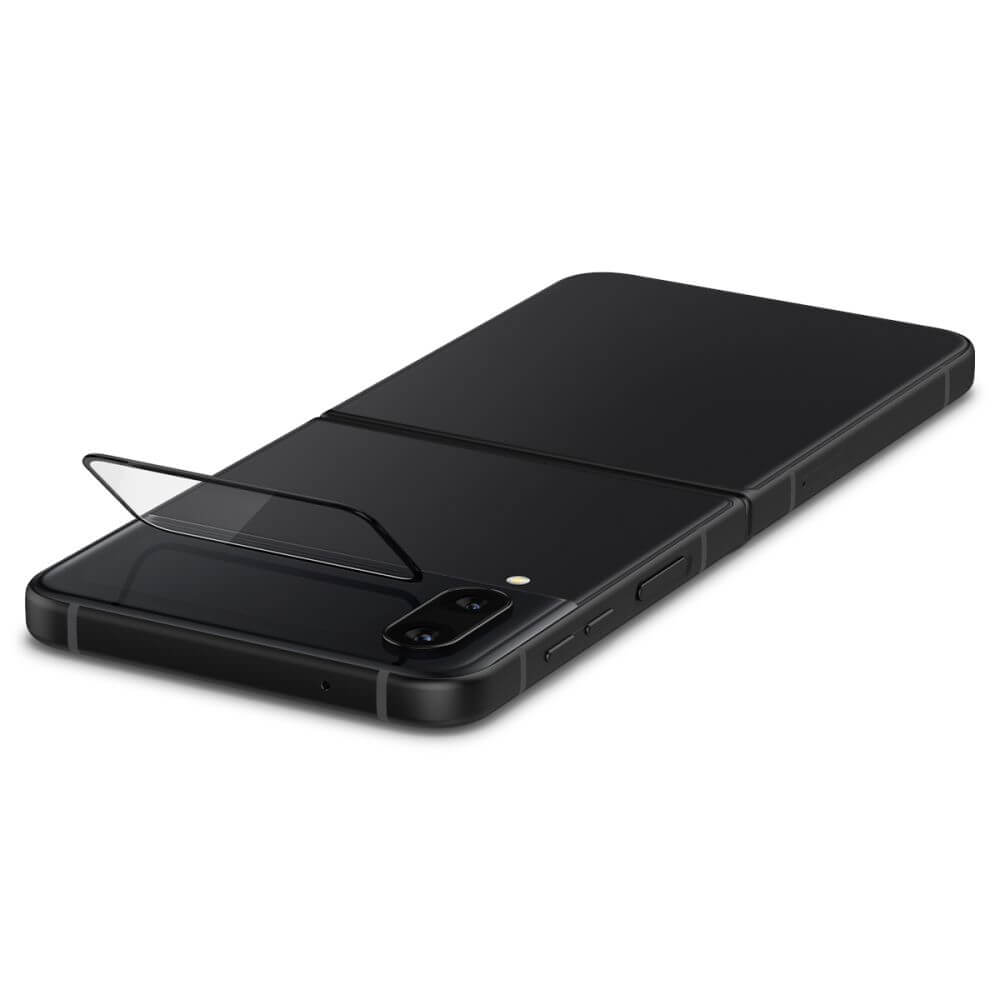 Външен Протектор и Фолио за Пантата на Samsung Z Flip 4, Spigen EZ Fit Glass 2бр., Прозрачен (4)