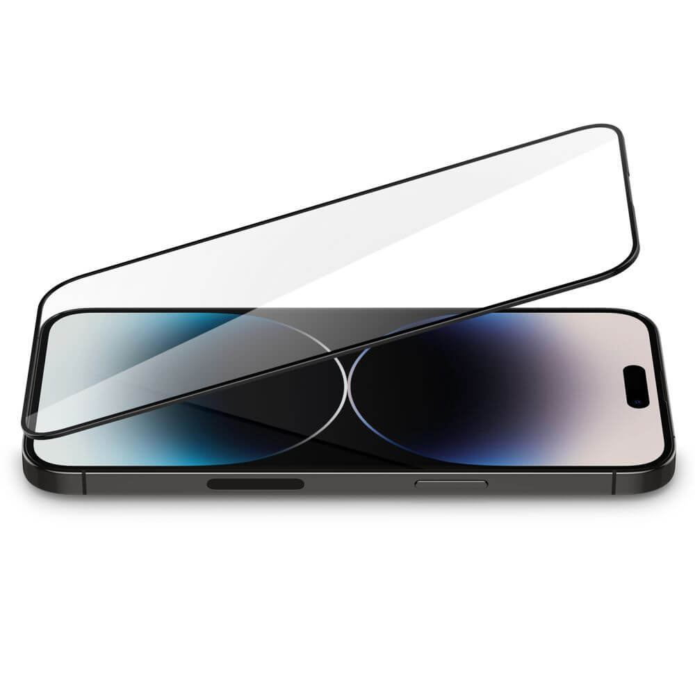 Стъклен Протектор за iPhone 14 Pro, Spigen FC Glass, Прозрачен (2)