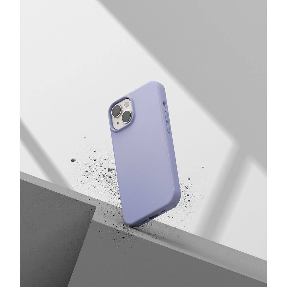 Силиконов Калъф за iPhone 14, Ringke Silicone Case, Лилав (6)