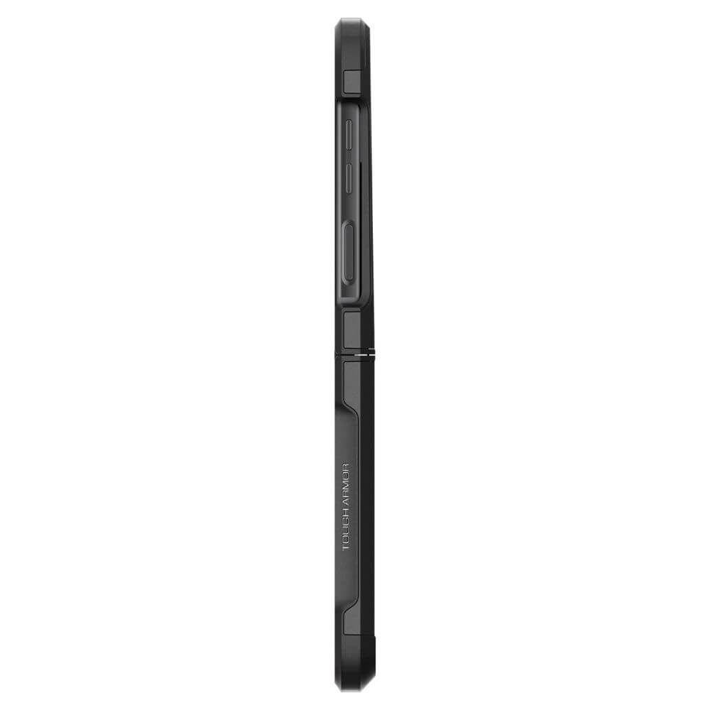 Калъф с Предпазител за Samsung Z Flip 4, Spigen Tough Armor Case, Черен (7)