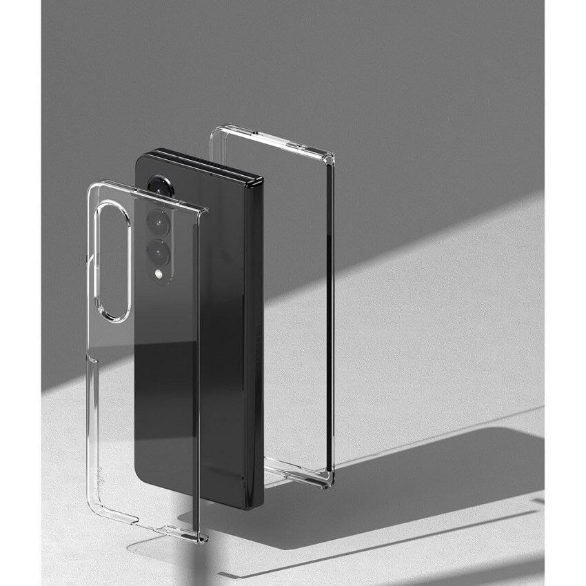 Поликарбонатен Калъф за Samsung Z Fold 4, Ringke Slim Case, Прозрачен (7)