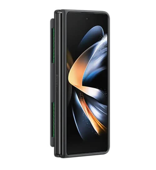 Оригинален Калъф с Държач за Samsung Z Fold 4, Silicone Grip Cover Case EF-GF936TBE, Черен (4)