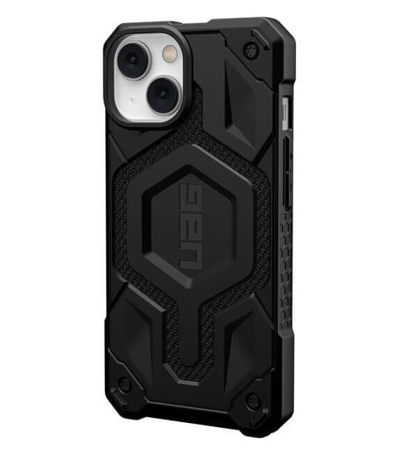 MagSafe Противоударен Калъф за iPhone 14 Plus, UAG Monarch Pro Kevlar Case, Черен (4)