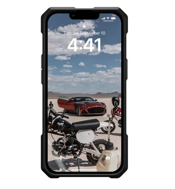 MagSafe Противоударен Калъф за iPhone 14 Plus, UAG Monarch Pro Kevlar Case, Черен (6)