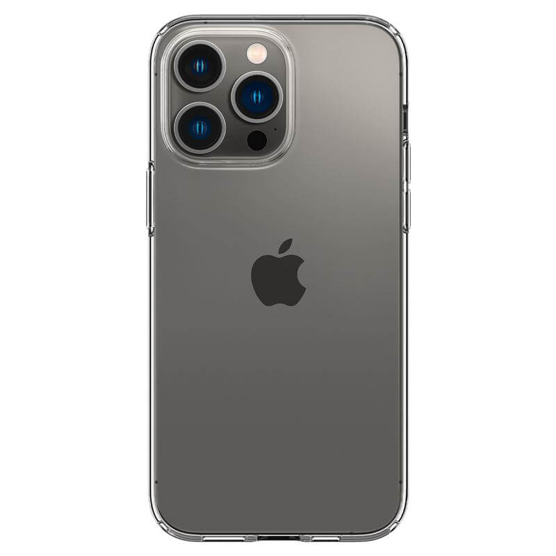 Противоударен Силиконов Калъф за iPhone 14 Pro, Spigen Liquid Crystal Case, Прозрачен