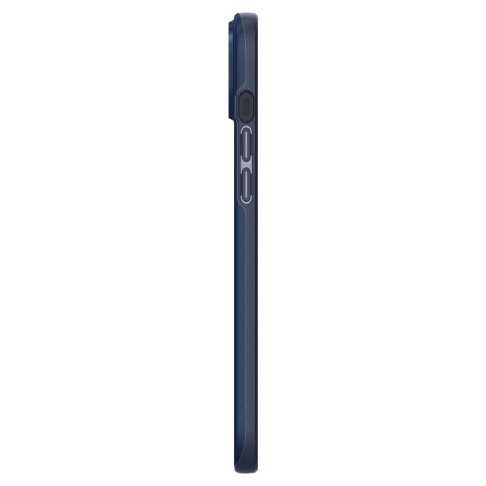 Противоударен Калъф за iPhone 14 Plus, Spigen Thin Fit Case, Син (4)