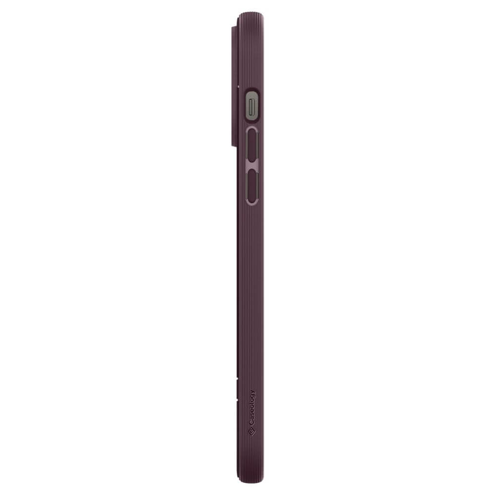 Magsafe Калъф за iPhone 14 Pro Max, Spigen Caseology Parallax, Бордо (5)