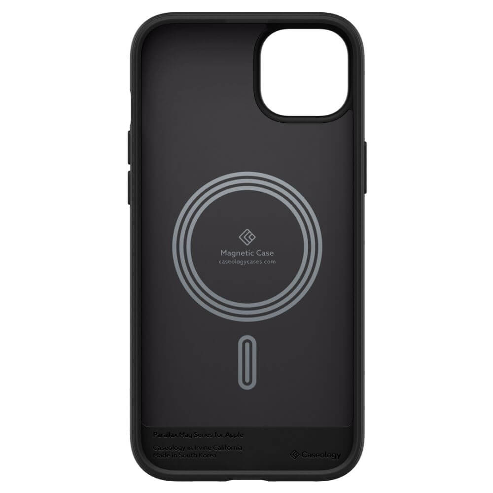 Magsafe Калъф за iPhone 14, Spigen Caseology Parallax, Черен (3)