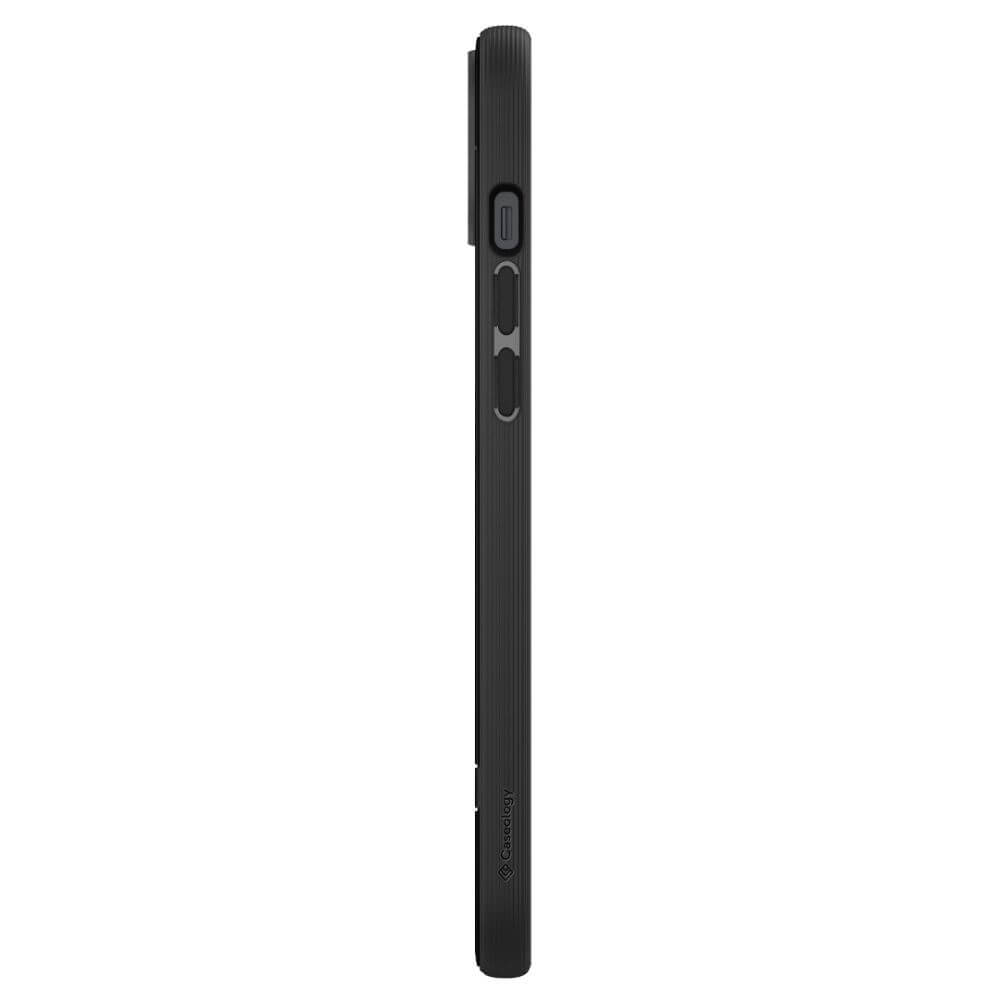 Magsafe Калъф за iPhone 14, Spigen Caseology Parallax, Черен (5)