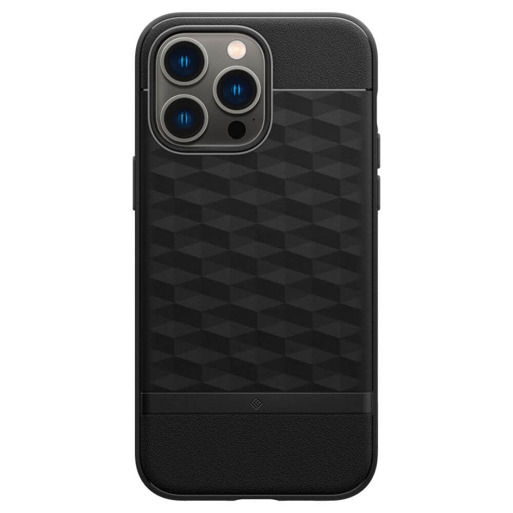 Magsafe Калъф за iPhone 14 Pro, Spigen Caseology Parallax, Черен (2)