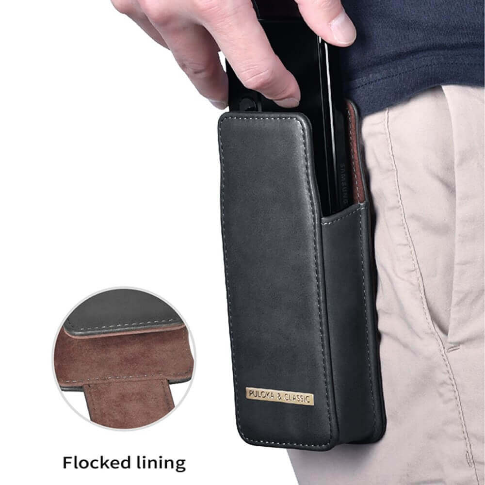 Калъф-Джоб за Колан за Samsung Z Fold, Puloka Waist Case, Черен (2)