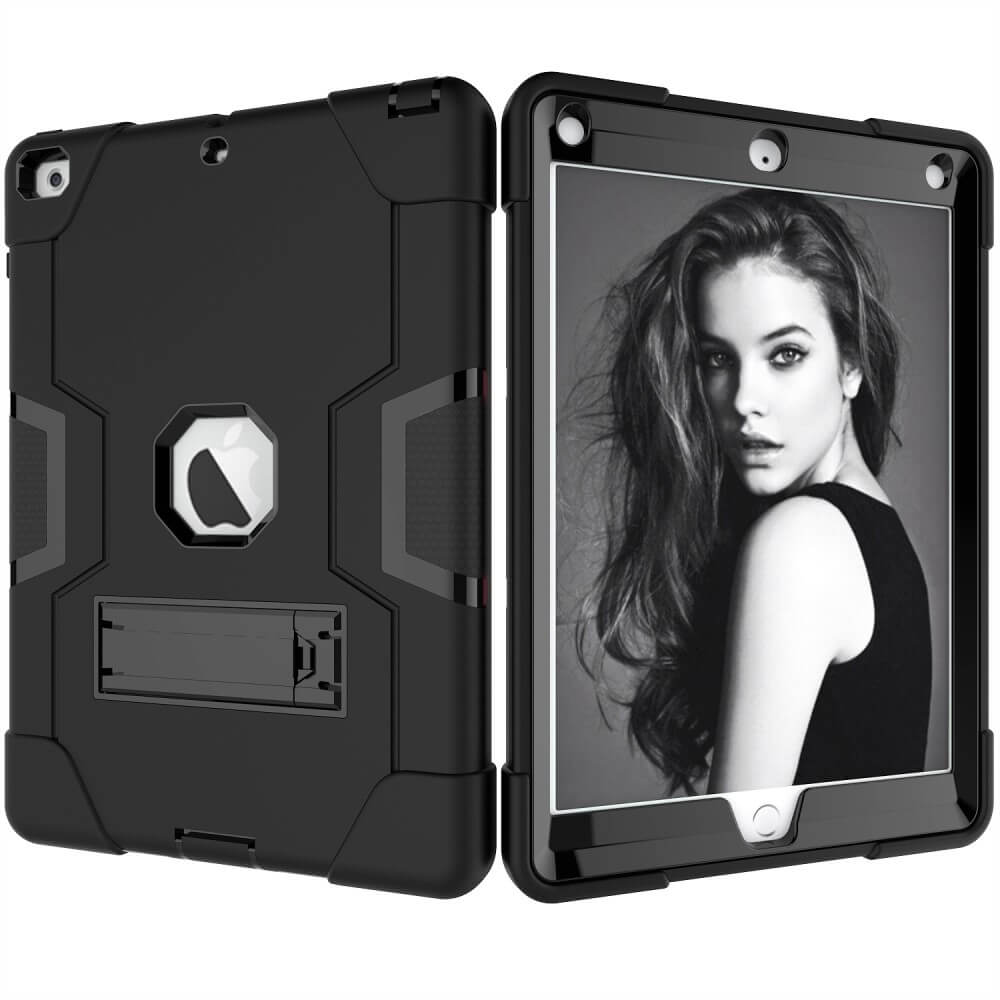 Калъф за iPad Air/ 6/ 5 9.7", Hybrid Kickstand Case, Черен (2)