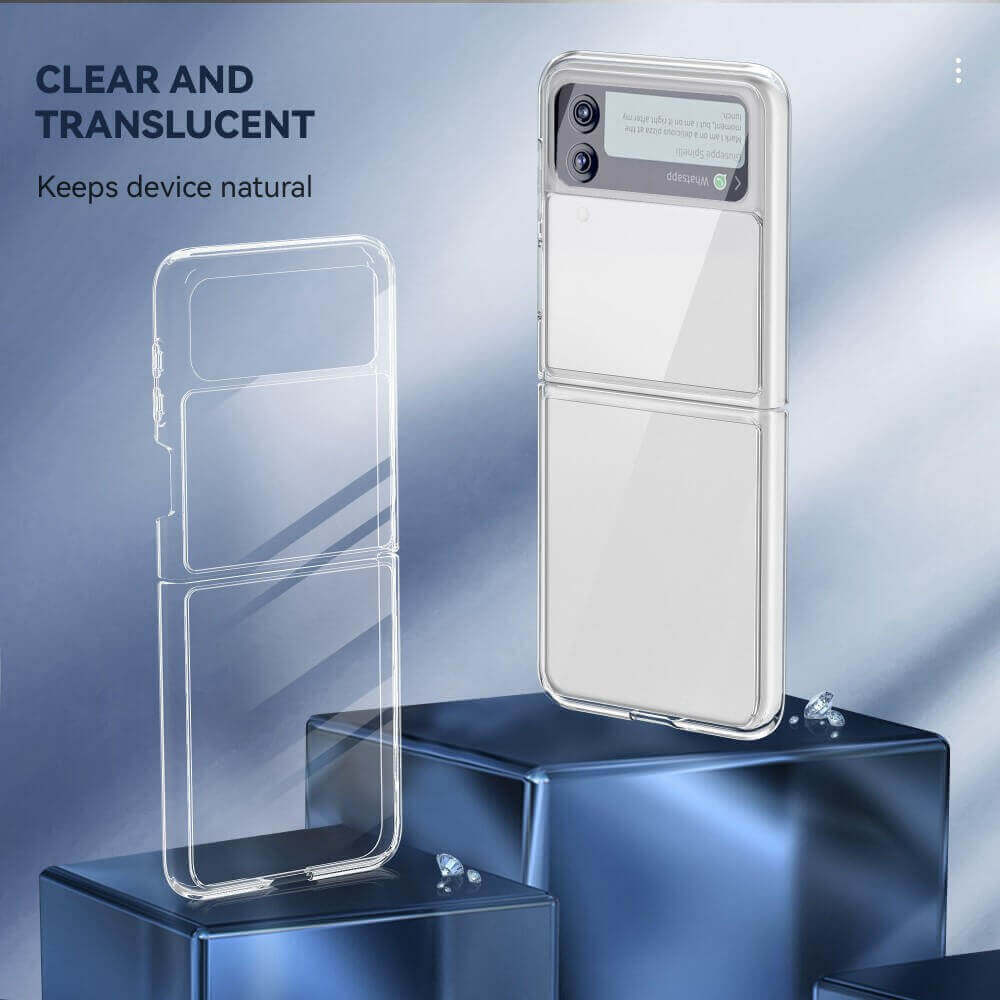 Калъф за Samsung Galaxy Z Flip 4, Forcell Clear Case, Прозрачен (2)