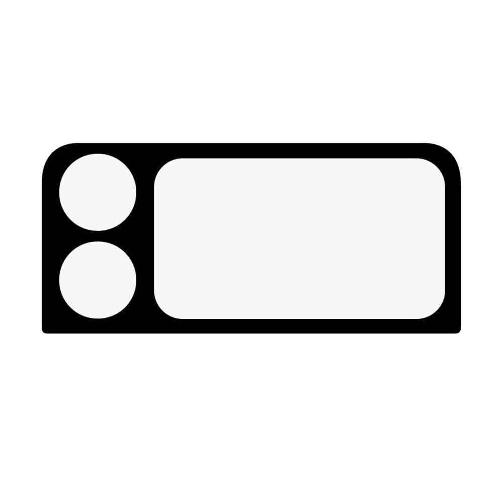 Протектор за Малкия Дисплей на Samsung Z Flip 4, Imak Glass, Черен (2)