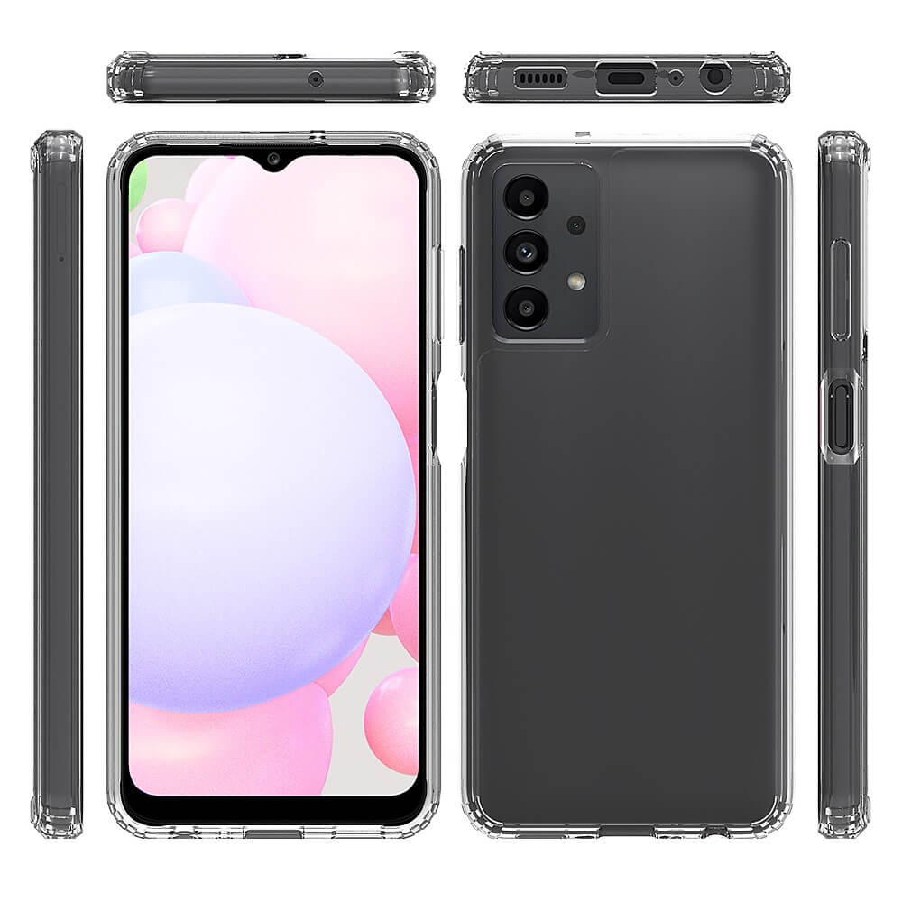 Противоударен Калъф за Samsung A13 4G, Hybrid Clear Case, Прозрачен (6)