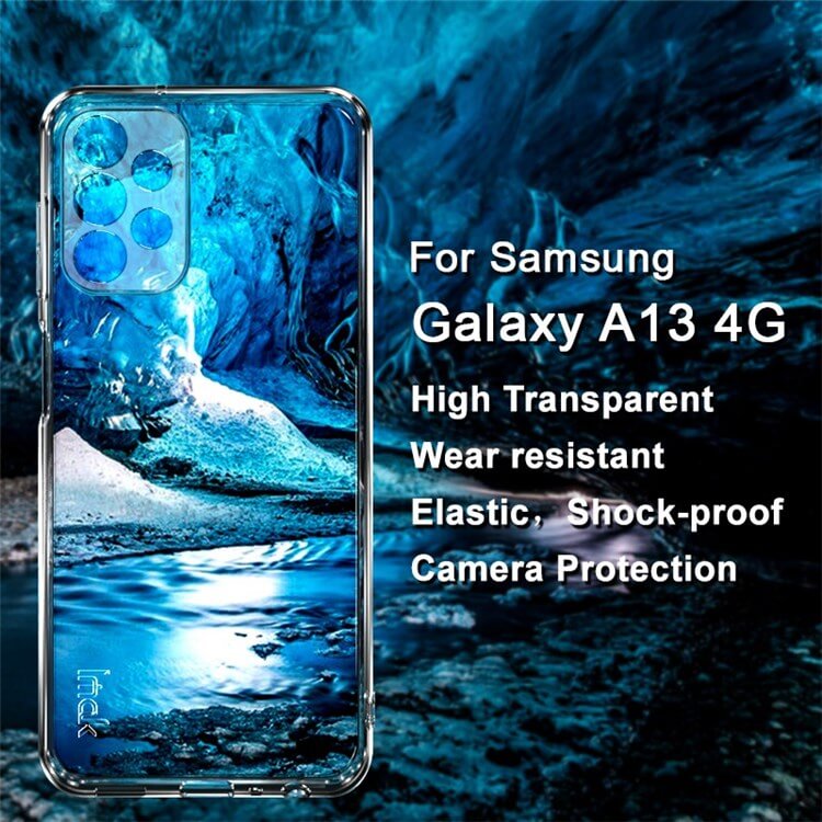Силиконов Калъф за Samsung A13 4G, Imak Crystal Case UX-5, Прозрачен (4)