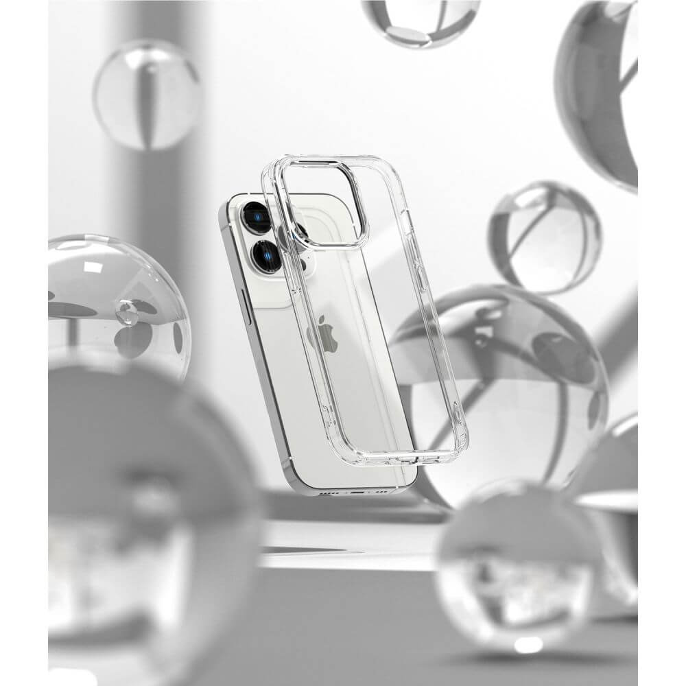 Матов Калъф за iPhone 14 Pro, Ringke Fusion Matte Case, Прозрачен (8)