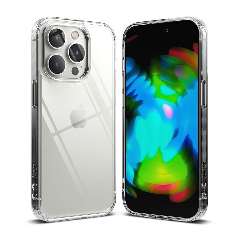 Противоударен Калъф за iPhone 14 Pro, Ringke Fusion Case, Прозрачен (3)