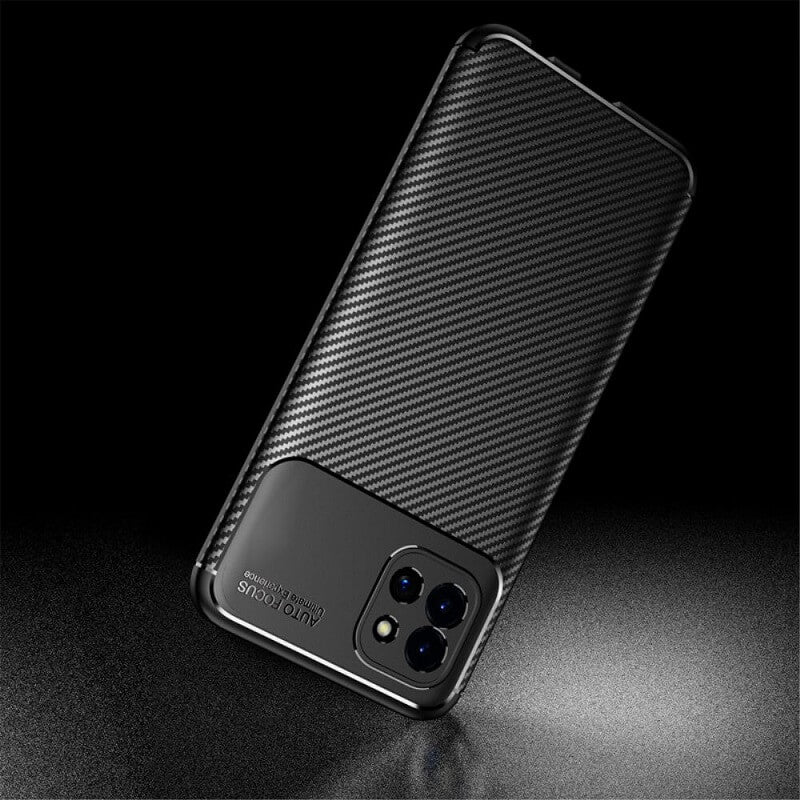 Силиконов Калъф за Xiaomi Redmi 9A, New Carbon Case, Черен (3)