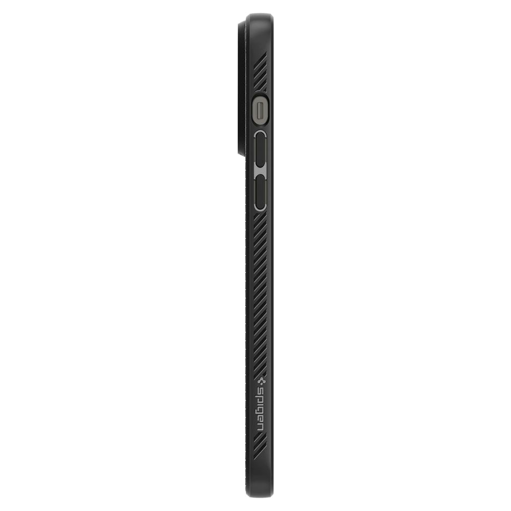 Противоударен Калъф за iPhone 14 Pro Max, Spigen Liquid Air Case, Черен (5)