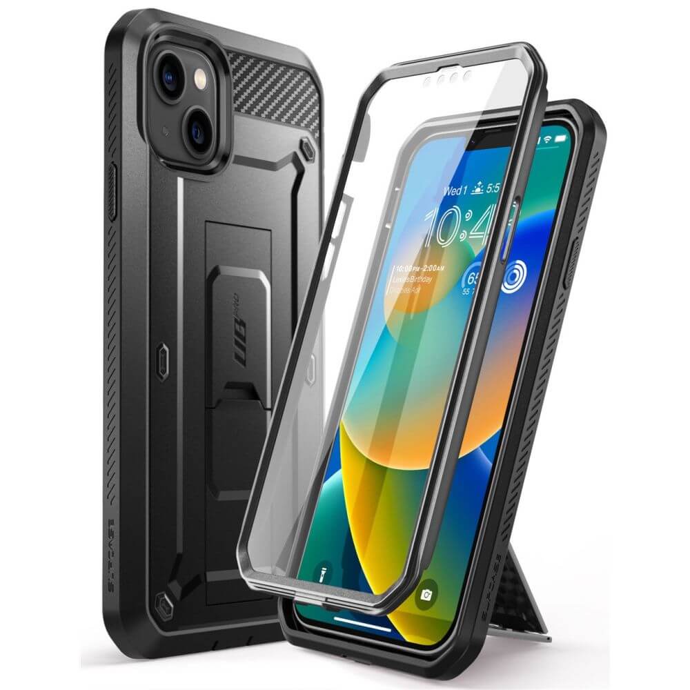 Противоударен Калъф за iPhone 14 Plus, Supcase Unicorn Beetle Pro, Черен