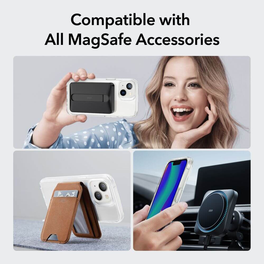 Magsafe Калъф за iPhone 14, ESR Classic Hybrid Magnetic Case, Прозрачен (7)