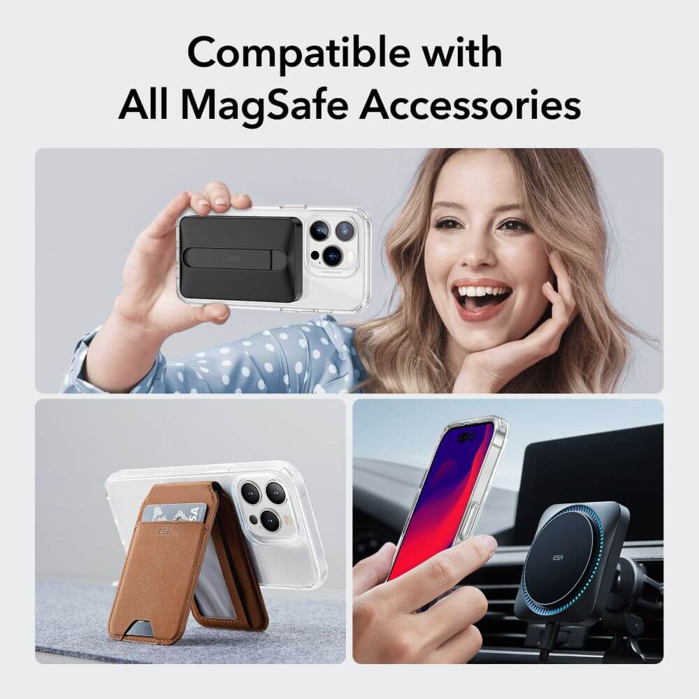 Magsafe Калъф за iPhone 14 Pro, ESR Classic Hybrid Magnetic Case, Прозрачен (7)