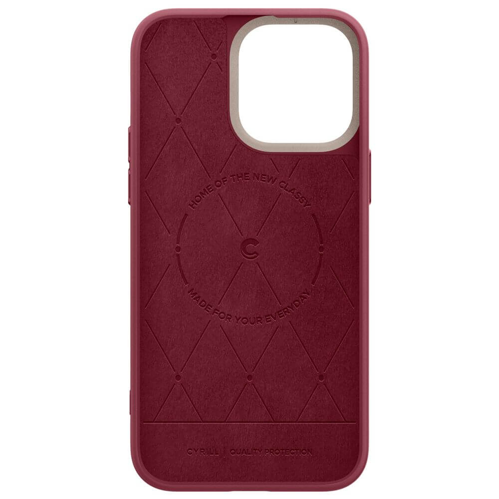 Magsafe Силиконов Калъф за iPhone 14 Pro, Spigen Cyrill Ultra Color Case, Червен (4)