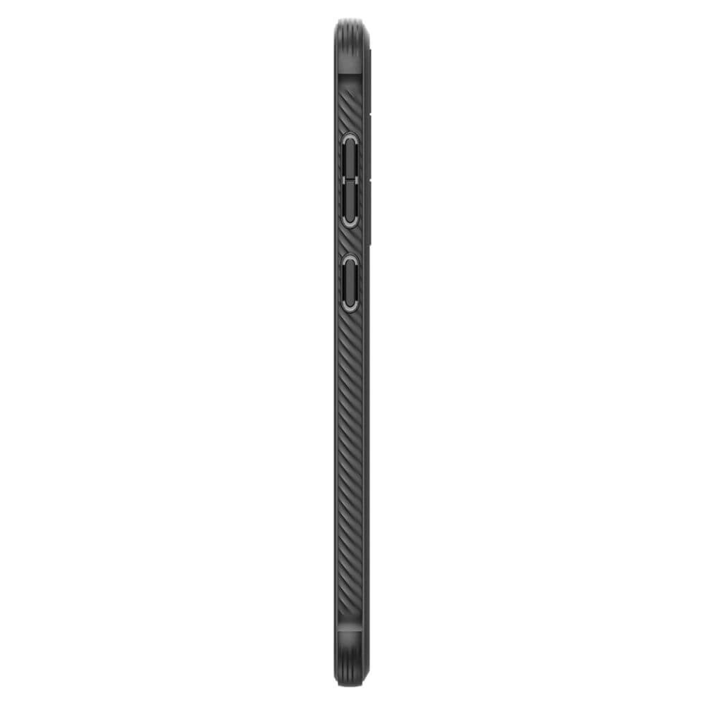 Противоударен Силиконов Калъф за Samsung S23, Spigen Rugged Armor Case, Черен (4)