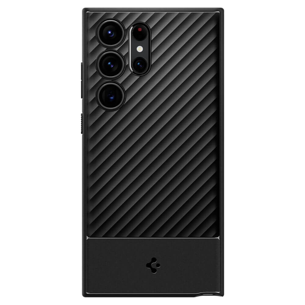 Противоударен Силиконов Калъф за Samsung S23 Ultra, Spigen Core Armor Case, Черен (2)