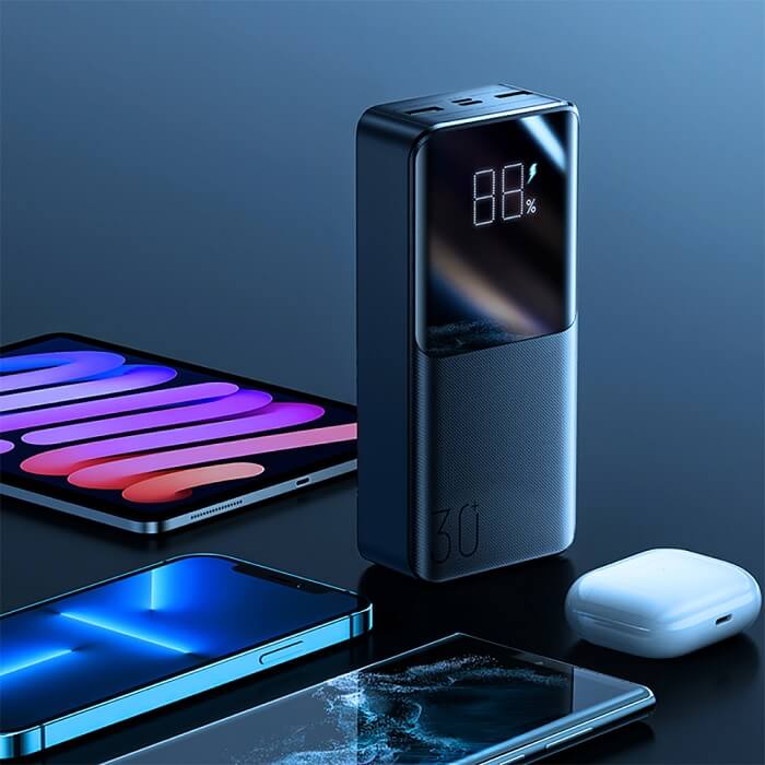 Външна Батерия, Joyroom 22.5W PD/QC3.0 30000 mAh, Черен (3)