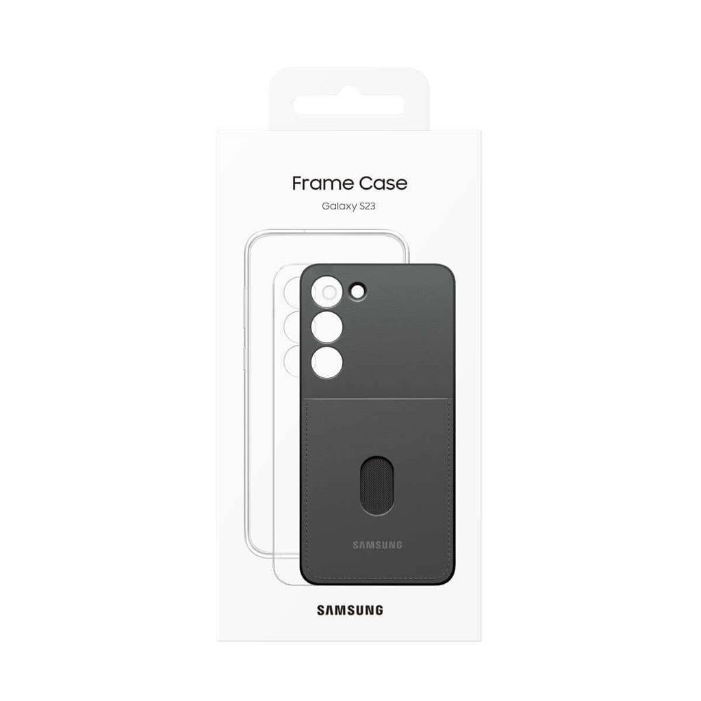 Оригинален Функционален Калъф за Samsung S23 Ultra, Frame Case EF-MS918CBEGWW, Черен (5)