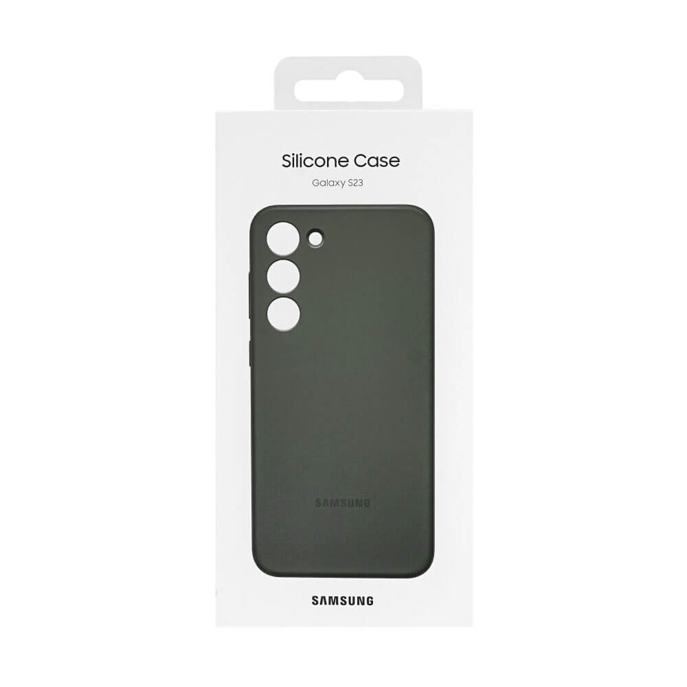 Оригинален Силиконов Калъф за Samsung S23, Silicone Cover Case EF-PS911TGEGWW, Зелен (3)