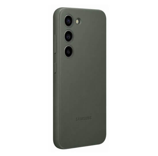 Оригинален Кожен Калъф за Samsung S23, Leather Cover Case EF-VS911LGEGWW, Зелен (2)