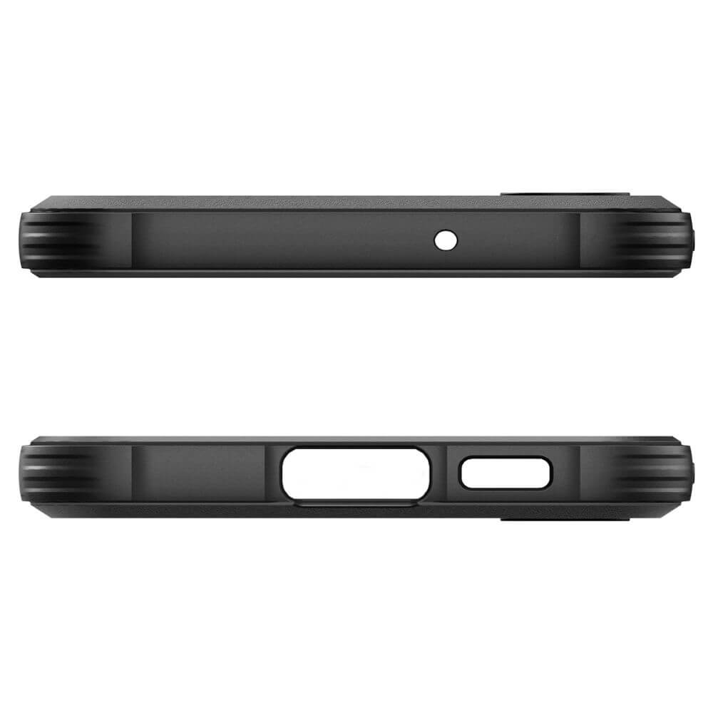 Противоударен Силиконов Калъф за Samsung S23 Plus, Spigen Rugged Armor Case, Черен (5)