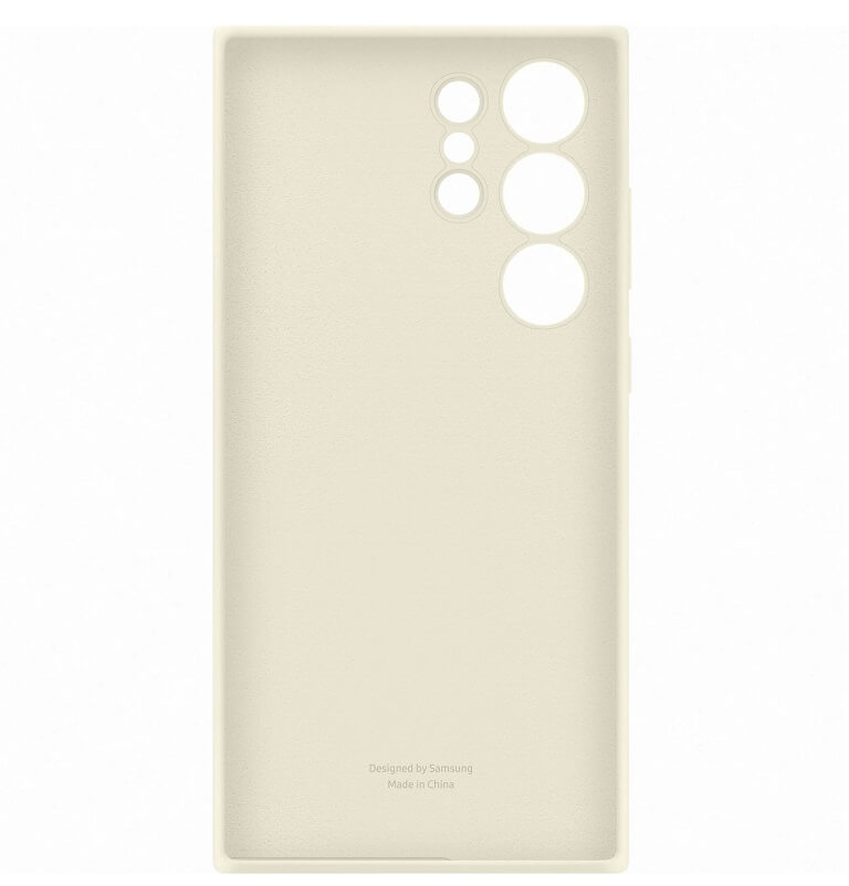 Оригинален Силиконов Калъф за Samsung S23 Ultra, Silicone Cover Case EF-PS918TUEGWW, Бежов (5)