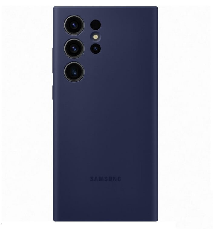 Оригинален Силиконов Калъф за Samsung S23 Ultra, Silicone Cover Case EF-PS918TNEGWW, Син