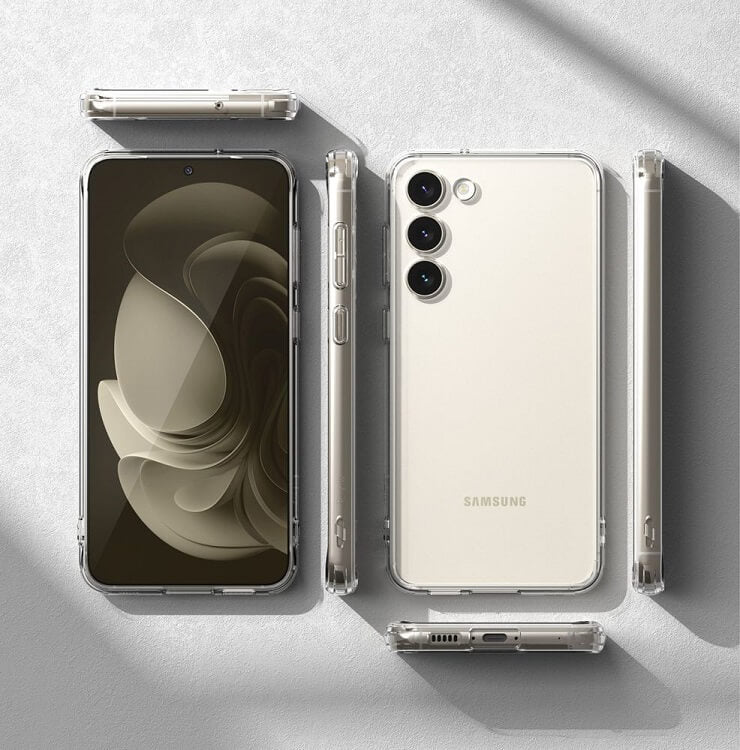 Противоударен Хибриден Калъф за Samsung S23 Plus, Ringke Fusion Case, Прозрачен (4)