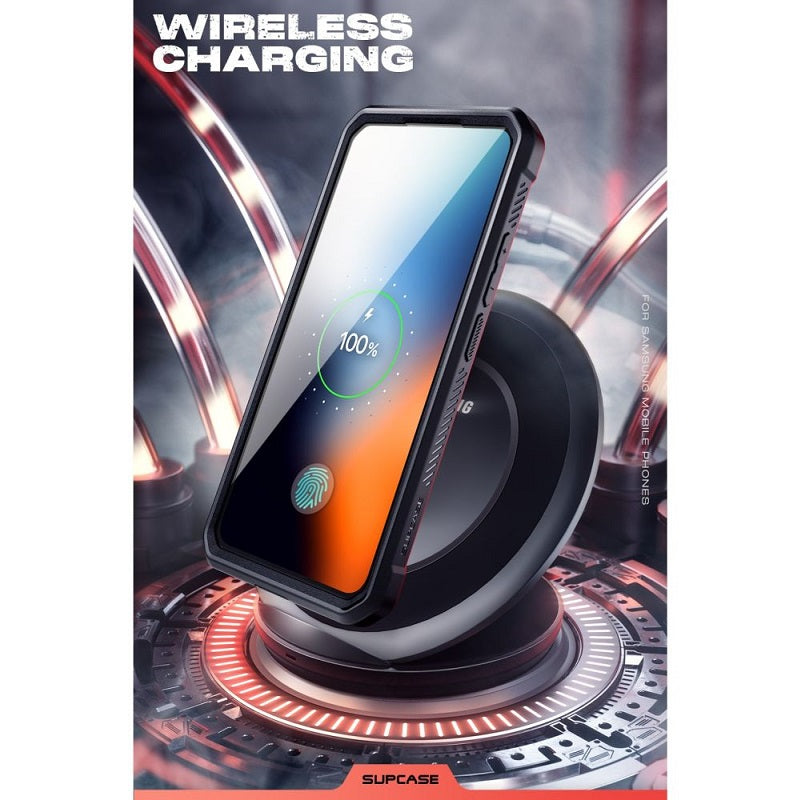 Противоударен Калъф 3в1 за Samsung S23 Ultra, Supcase Unicorn Beetle Pro Set, Черен (9)