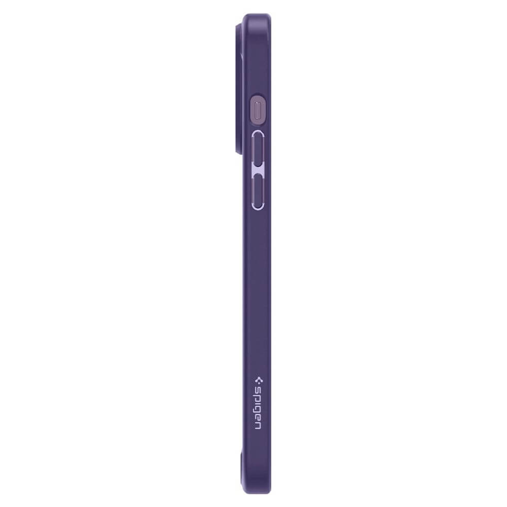 Противоударен Калъф за iPhone 14 Pro, Spigen Ultra Hybrid Case, Лилав (4)