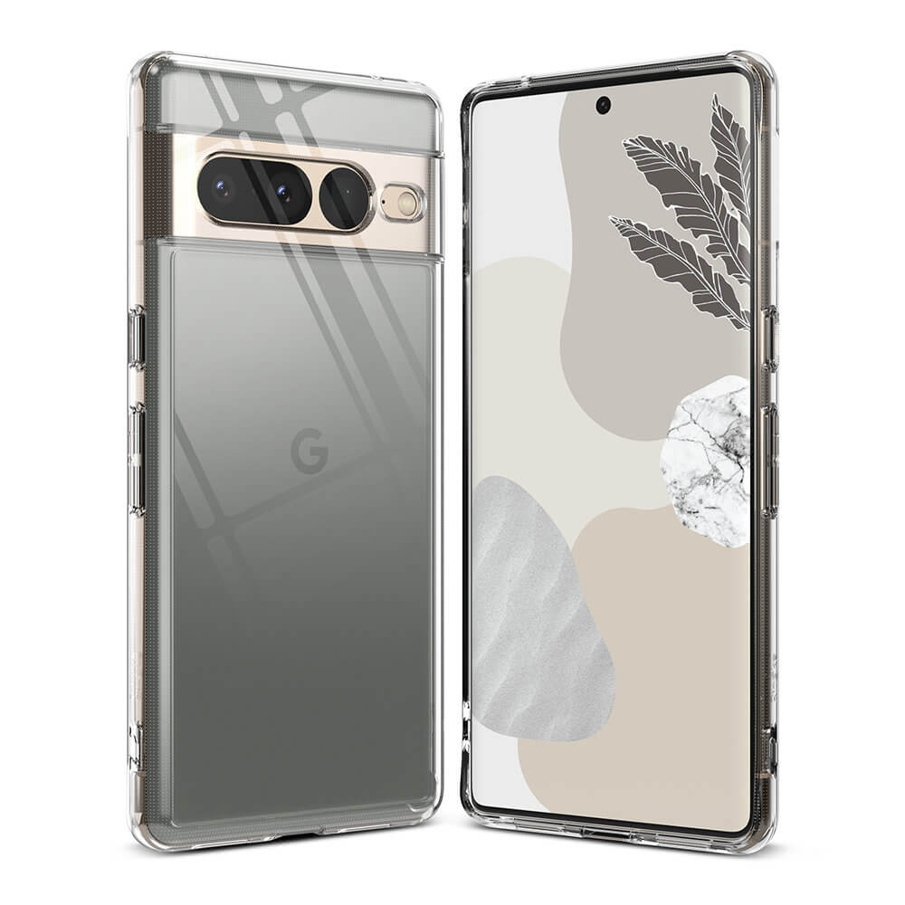 Противоударен Хибриден Калъф за Google Pixel 7 Pro, Ringke Fusion Case, Прозрачен (2)